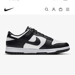 Nike Dunks- low - Panda (black & white)